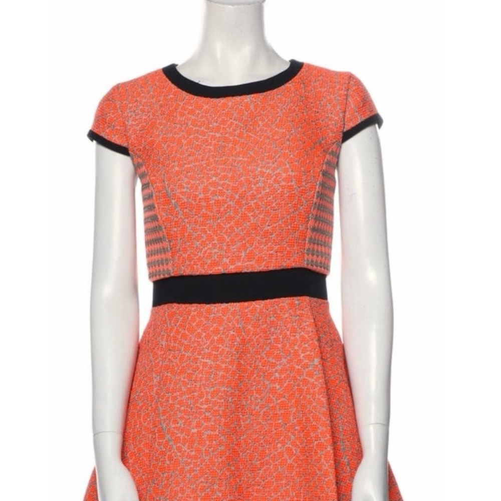 Ted Baker Qiara Tweed Jacquard Pattern Dress Size 4 - Picture 10 of 10